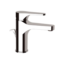 Baterie monocomanda pentru lavoar, cu ventil, crom, Omega